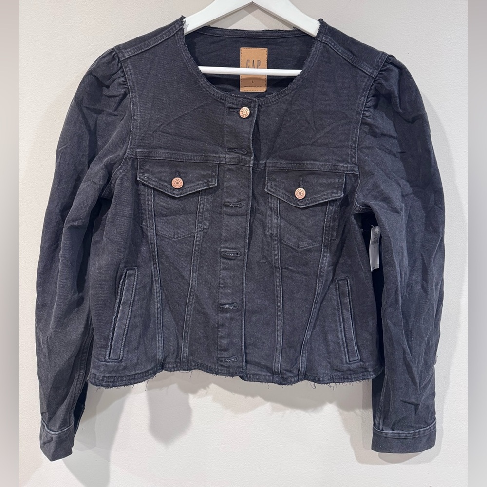 GAP Charcoal Denim Jacket